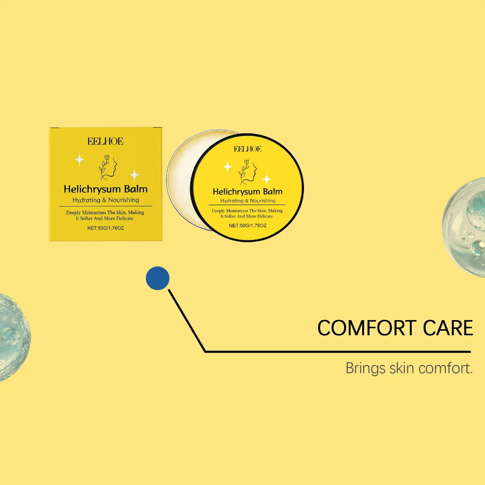 

EELHOE Body Nourish Cream Deep Hydration Improve dullness firm skin Brighten luster hydrate Enhance elasticity Body Sooth Cream