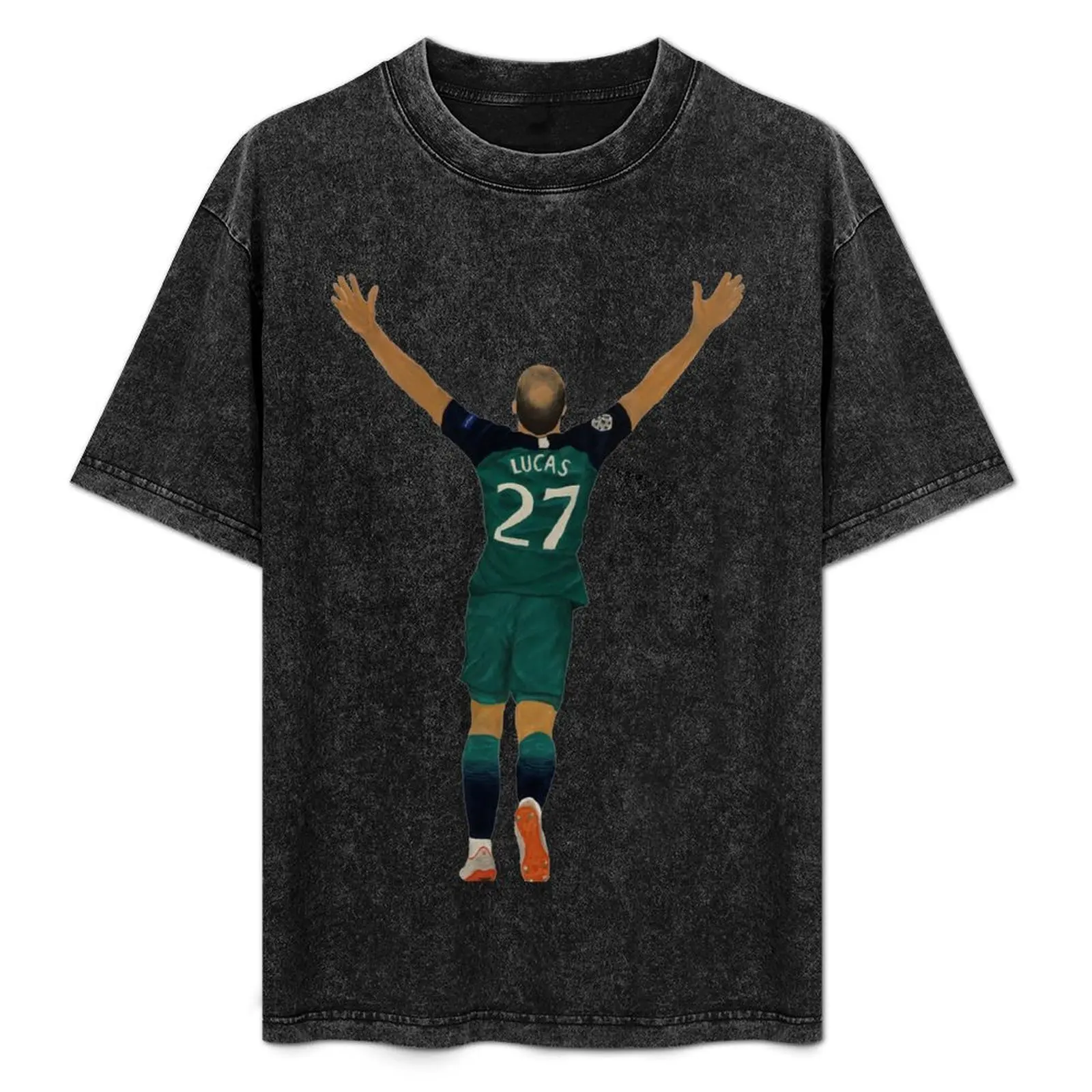 

Lucas Moura Painting T-Shirt Sporty Casual Quick Dry T-Shirt