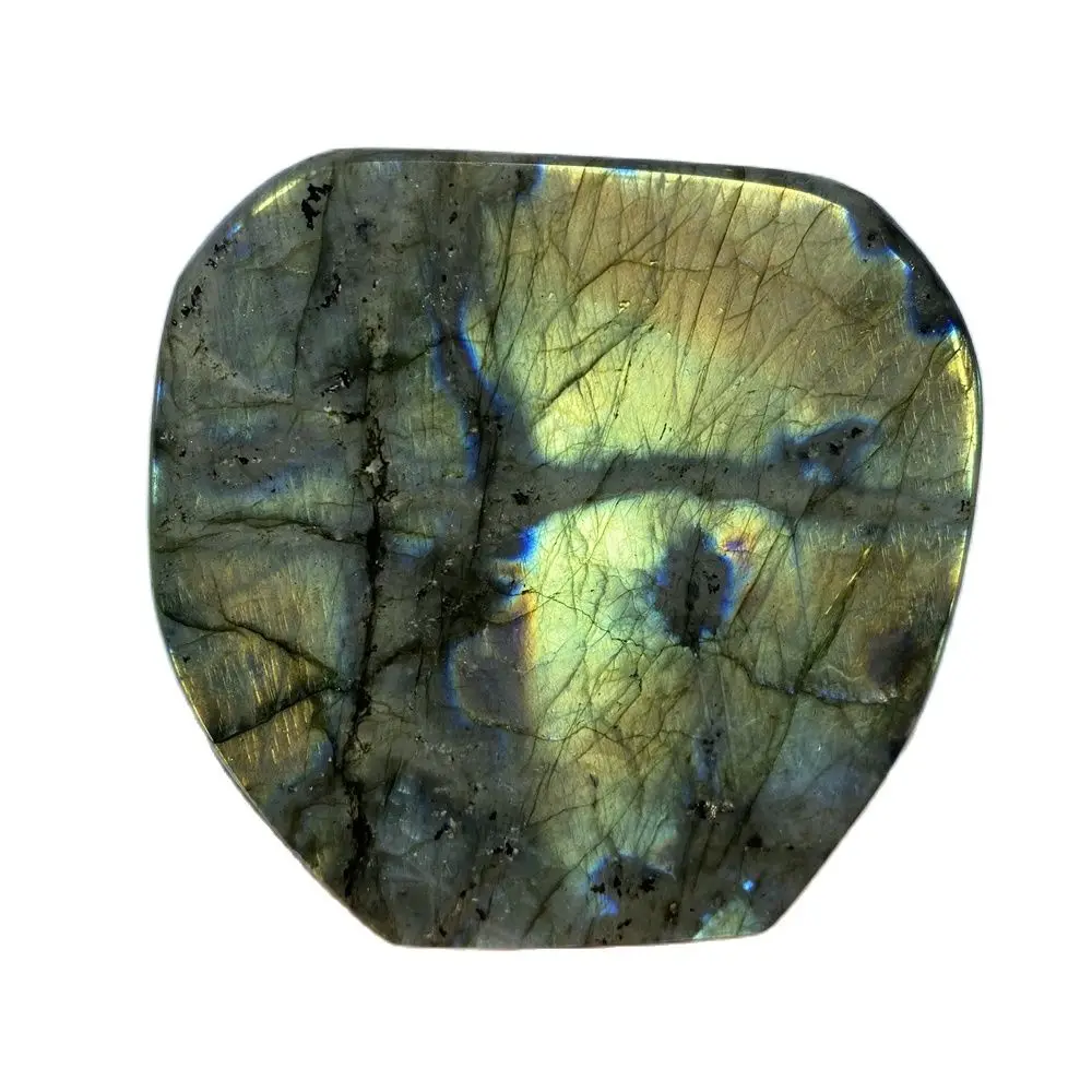 802g Yellow Light Labradorite Stone Natural Gemstone And Crystal Original Grinding Meditation Chakra Reiki Home Decoration Gift