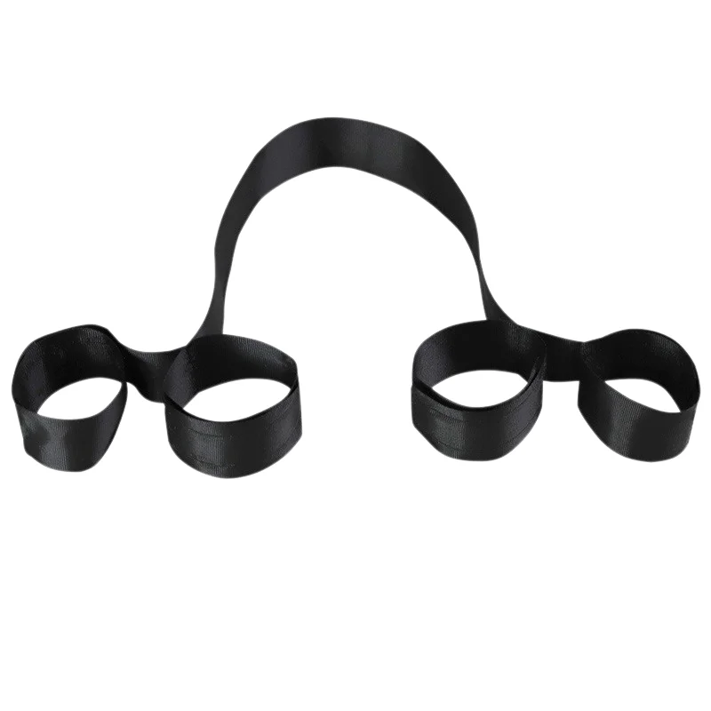 BDSM Bondage Gear Bed Restraints Set Adjustable Hook & Loop Wrist Ankle Handcuffs Rope Strap Intimate Game Prop for Adult Couple