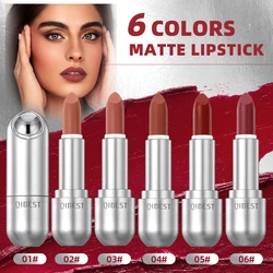 High Quality Professional Lipsticks Nude Matte Lipstick Long Lasting Moisturizing Makeup Sexy Red Lipgloss Tint Lips Cosmetics