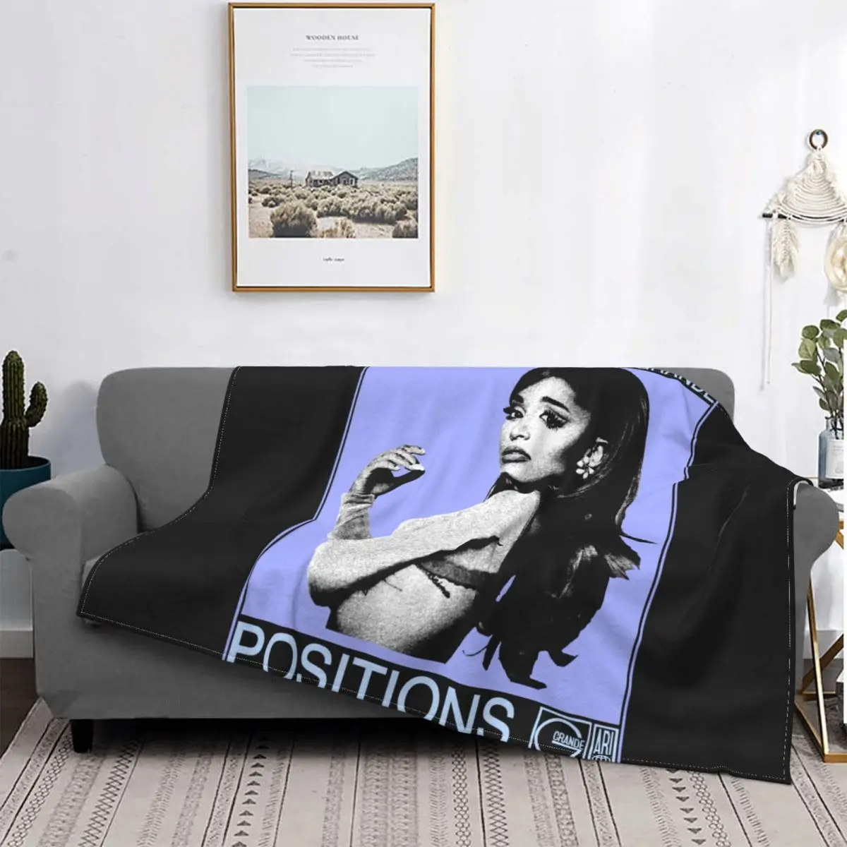 Ariana Grande Positions New Popular Album Blanket Luxury Bedding Home Decor Sofa Dedicated Family Expenses