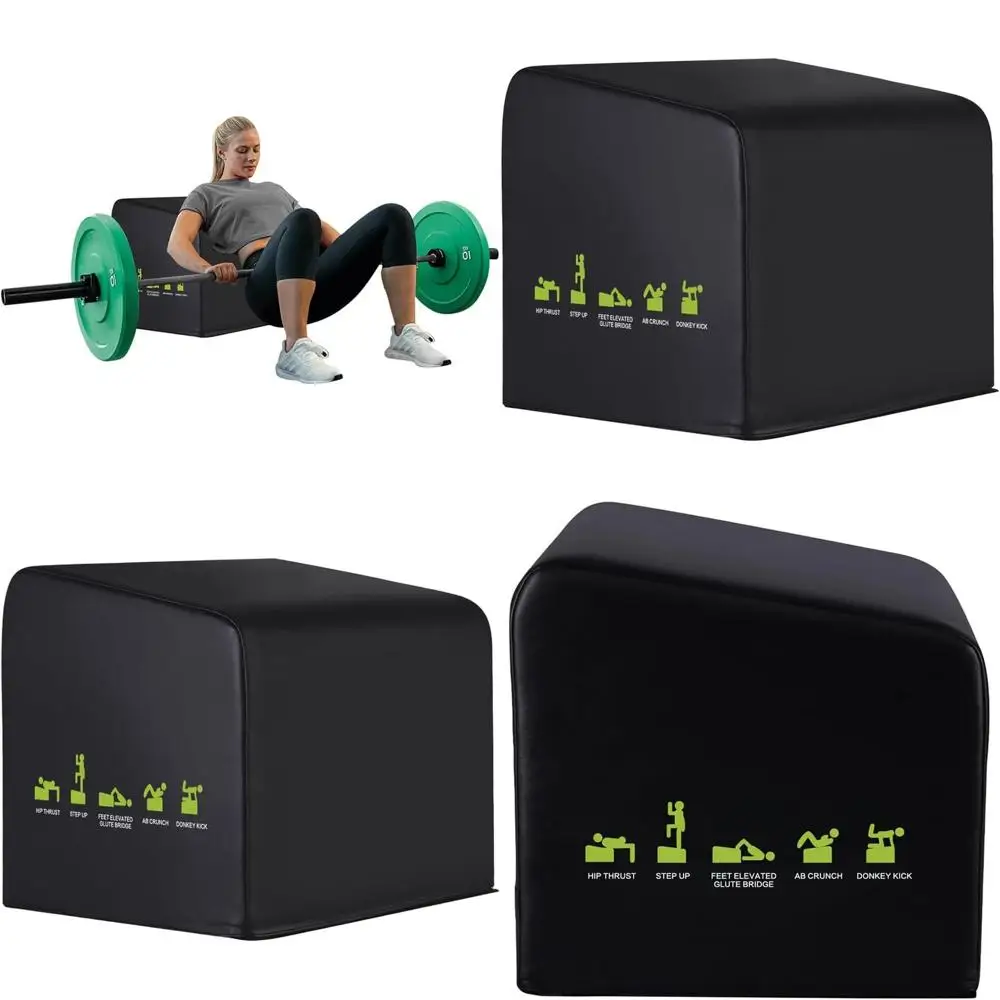 Máquina de Hip Thrust y Ejercicios de Glúteos, Banco de Hip Thrust, Plataforma para Entrenamiento de Glúteos en Casa, Ejercicio de Cuerpo Completo