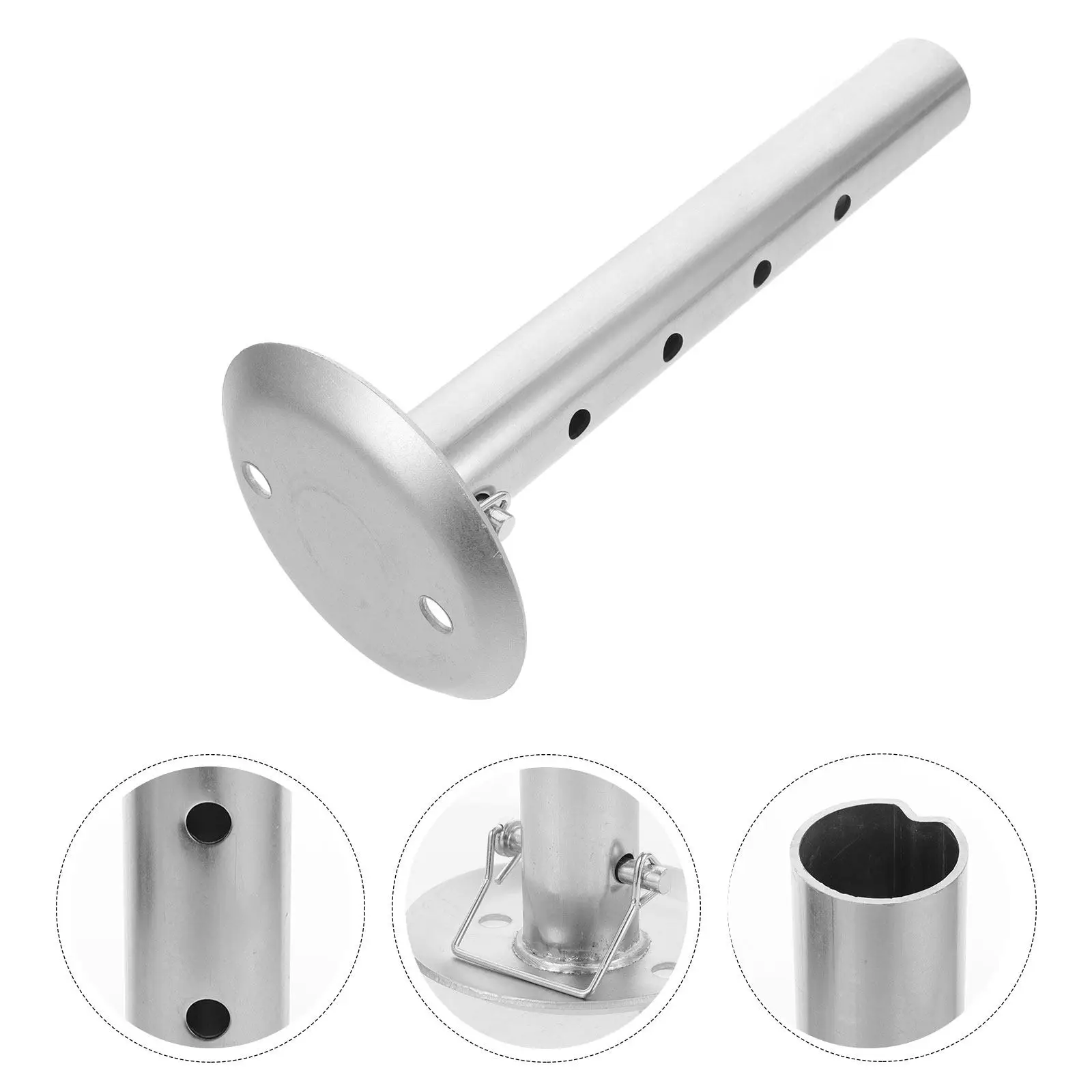 

Heavy Duty Floor Jack Extension for Motorhome Trailer Stabilizer Jack Drop Leg Replacement with Adjustable Height