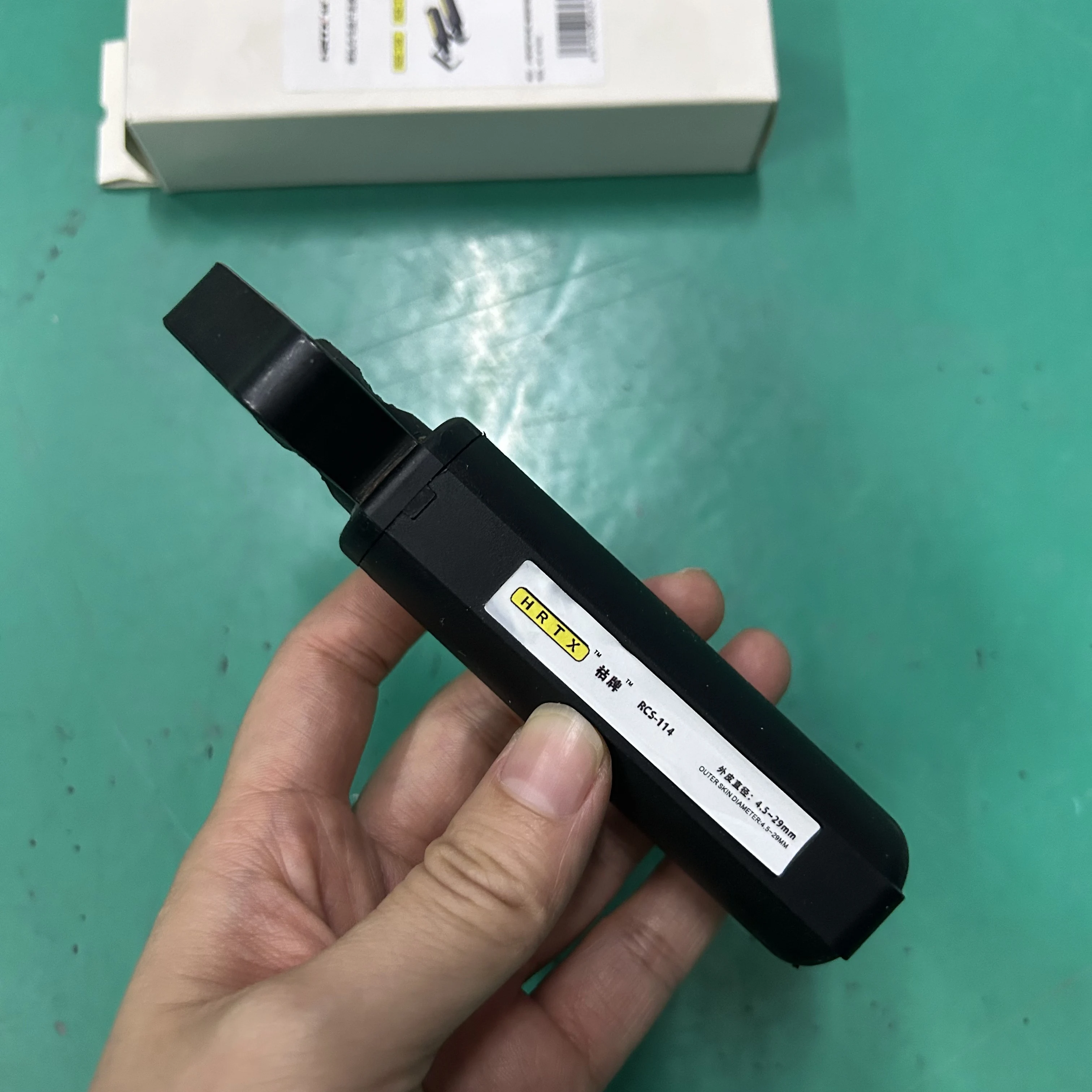 RCS‑114 4.5‑29mm Round Cable Stripper Optical Fiber Cable Jacket Slitter FTTH Sheath Stripping Hand Tool