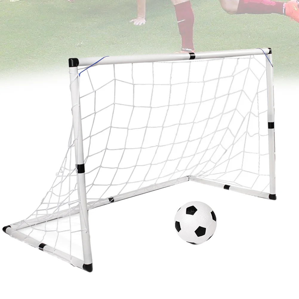 Soccer Net Training Football Mini Kids Door Toys Outdoor Toy Goal Outdoors Game Outside Indoor Playset Suit Ball Set Collapsible