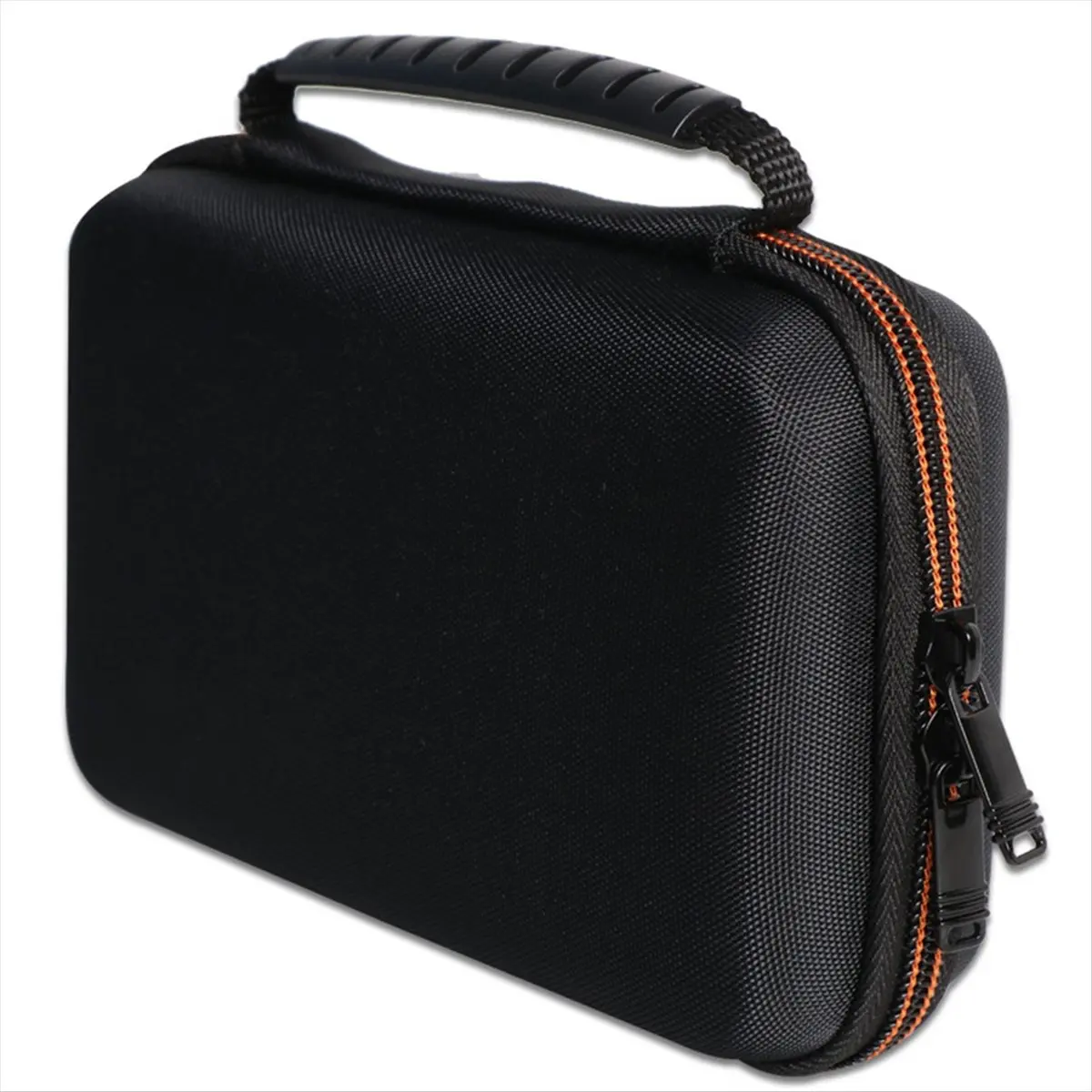 ★▲ Game Console Hard Shell Carrying Case for XL Game Card Accessories Protective Storage Bag Orange & Black