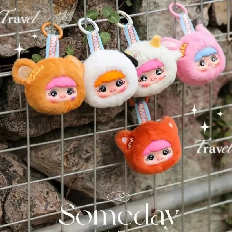 عرض خاص طفل ثلاثة يايا متعة الفاكهة الفينيل أفخم صندوق أعمى لطيف العصرية اللعب على ظهره قلادة دمية ديكور فتاة صندوق غامض هدية #4