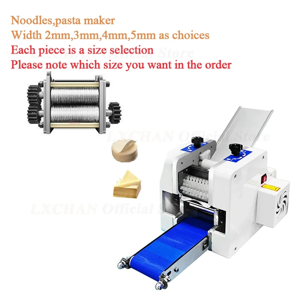 HomeWise Commercial Automatic Dumpling Wrapper Maker Dough Presser Pasta Machine Noodles Maker Multiple Size Kitchen Tools