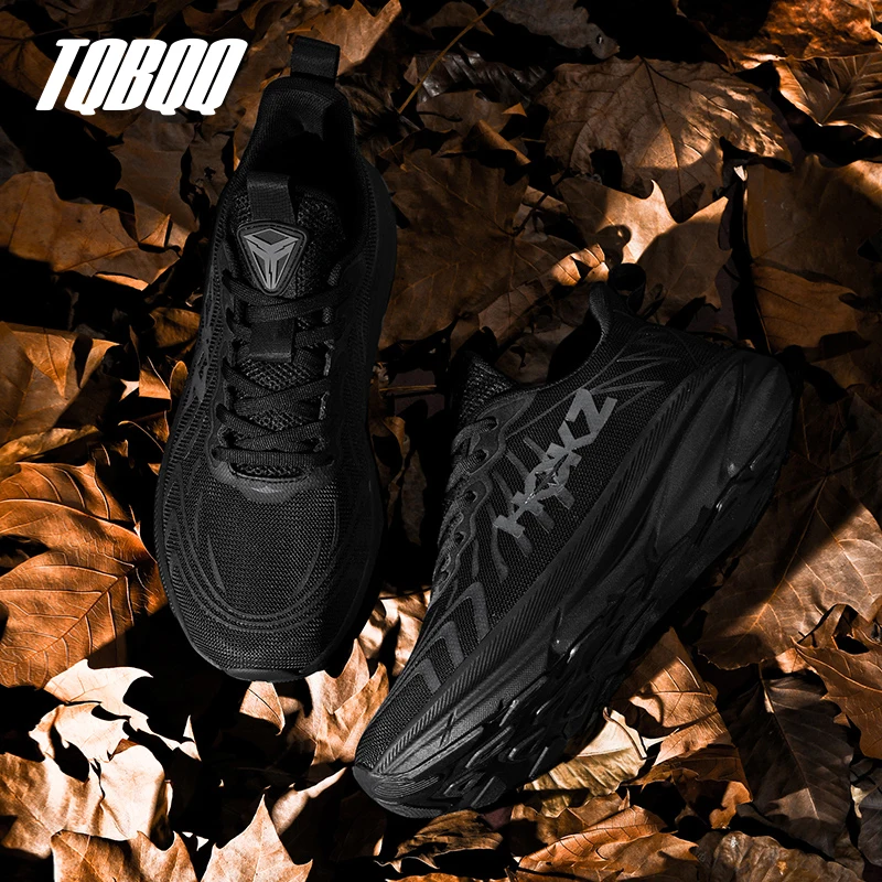 Carbon Plate Air Cushion Running Shoes for Men Soft Chunky Sneakers Women Daily Commuting Shoes Outdoor Casual Walking Shoes image 3