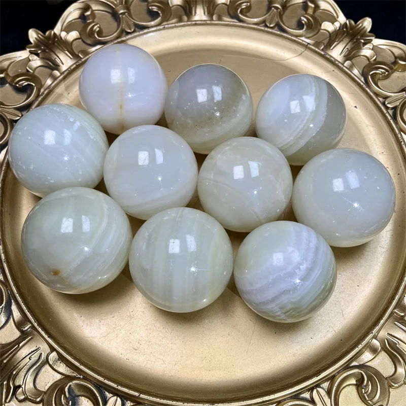 Factory Customized Wholesale Highly Polished Afghan Jade Crystal Sphere For Meditation