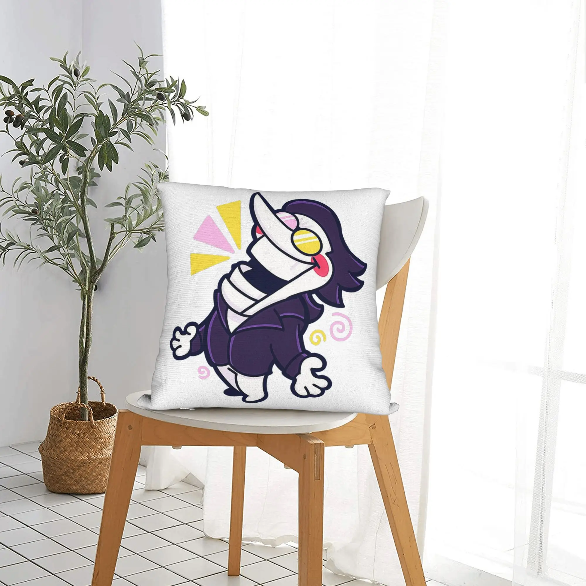 Deltarunes Spamton Pillowcase Soft Cushion Cover Decoration  Pillow Case Cover Home Wholesale