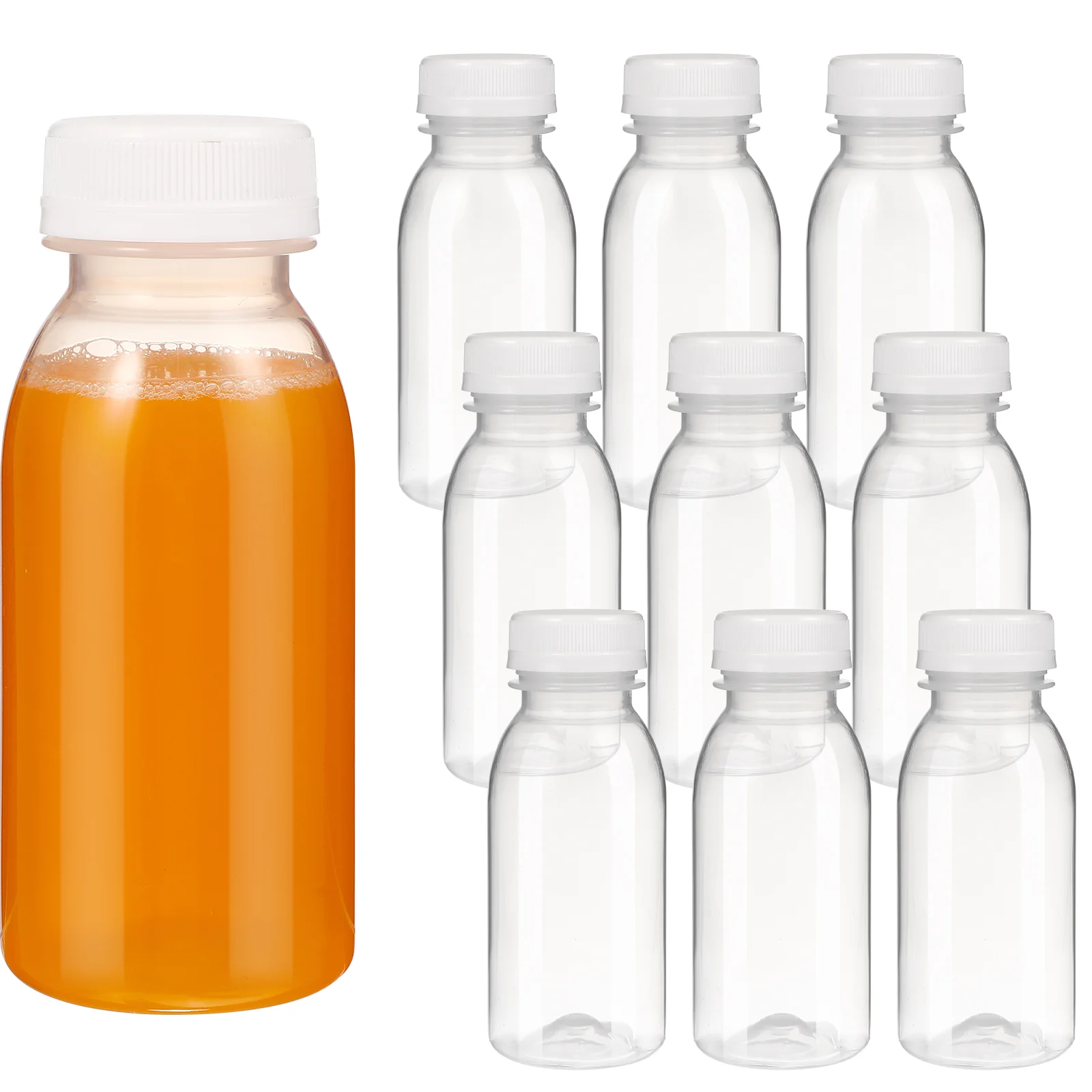 Drink Bottle with Lid Milk Bottles Convenient Juice Storage Transparent Practical Beverage Kids Water