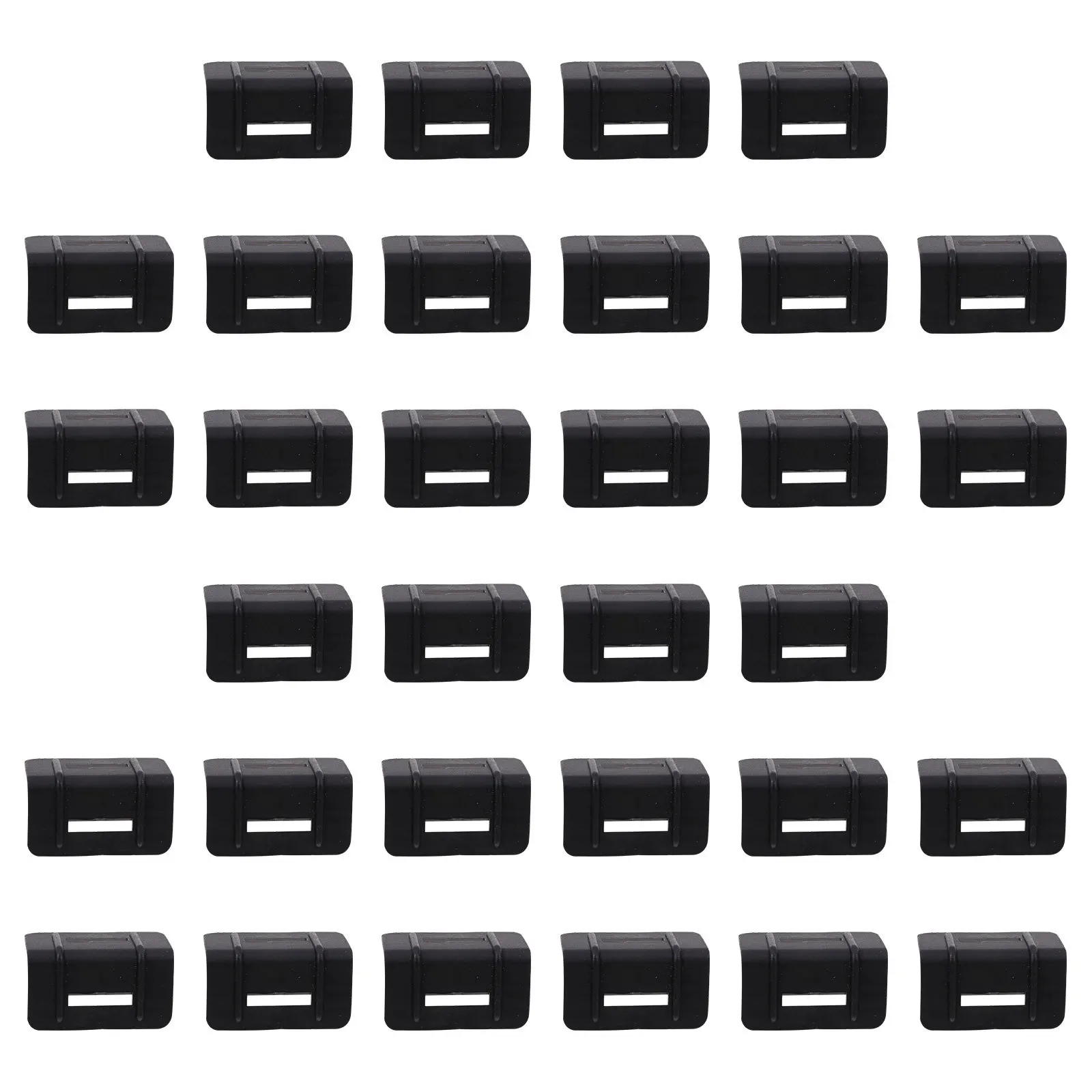 

100 pcs Corner Guard 46mmx2mm Thick Plastic Edge Protectors Cargo Strap Pallet Load Protector Reusable Truck Accessories