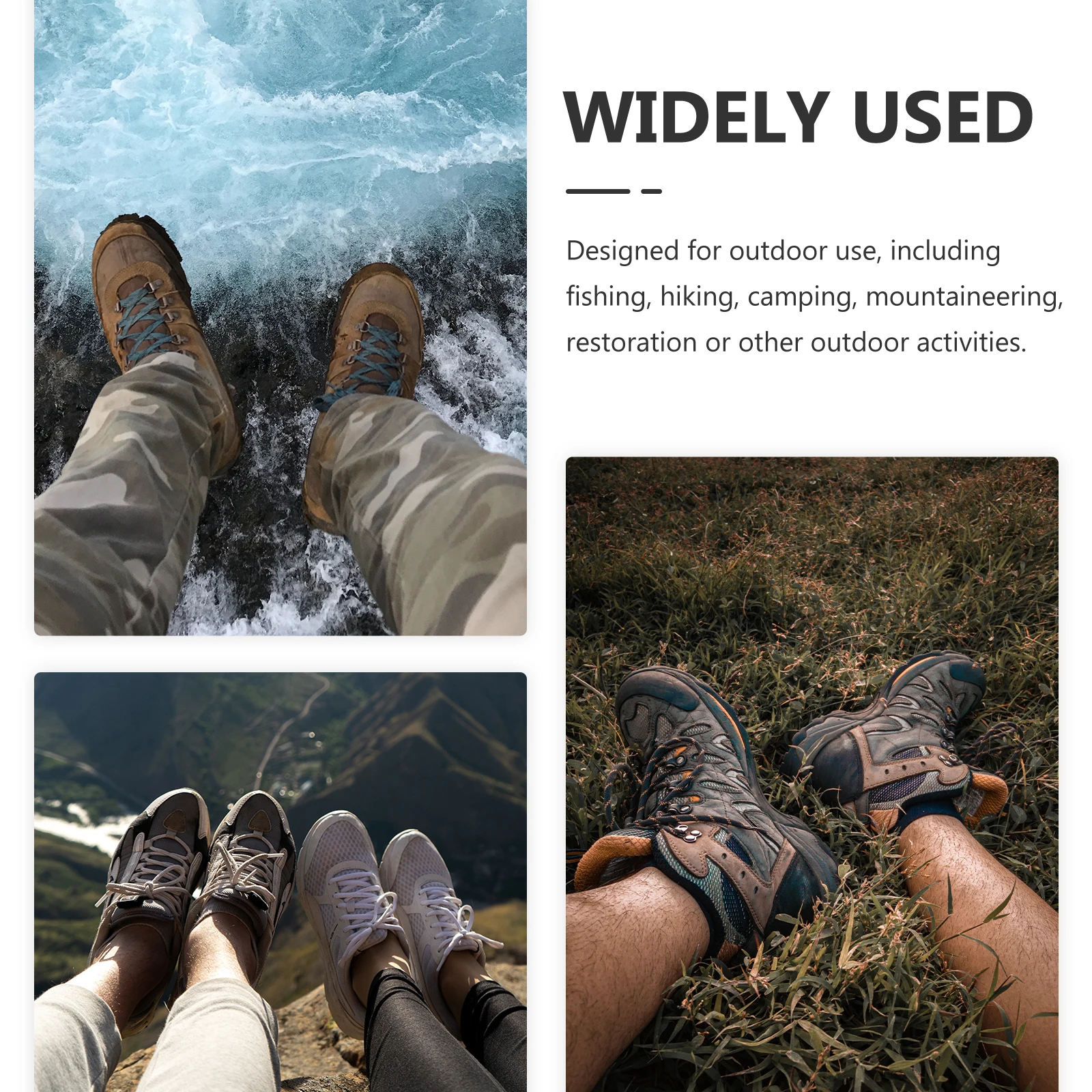 

12 Pcs Shoe Lace Buckle Boot Hooks Durable Corrosion Resistance Outdoor Hiking Camping Shoelace Accessories DIY