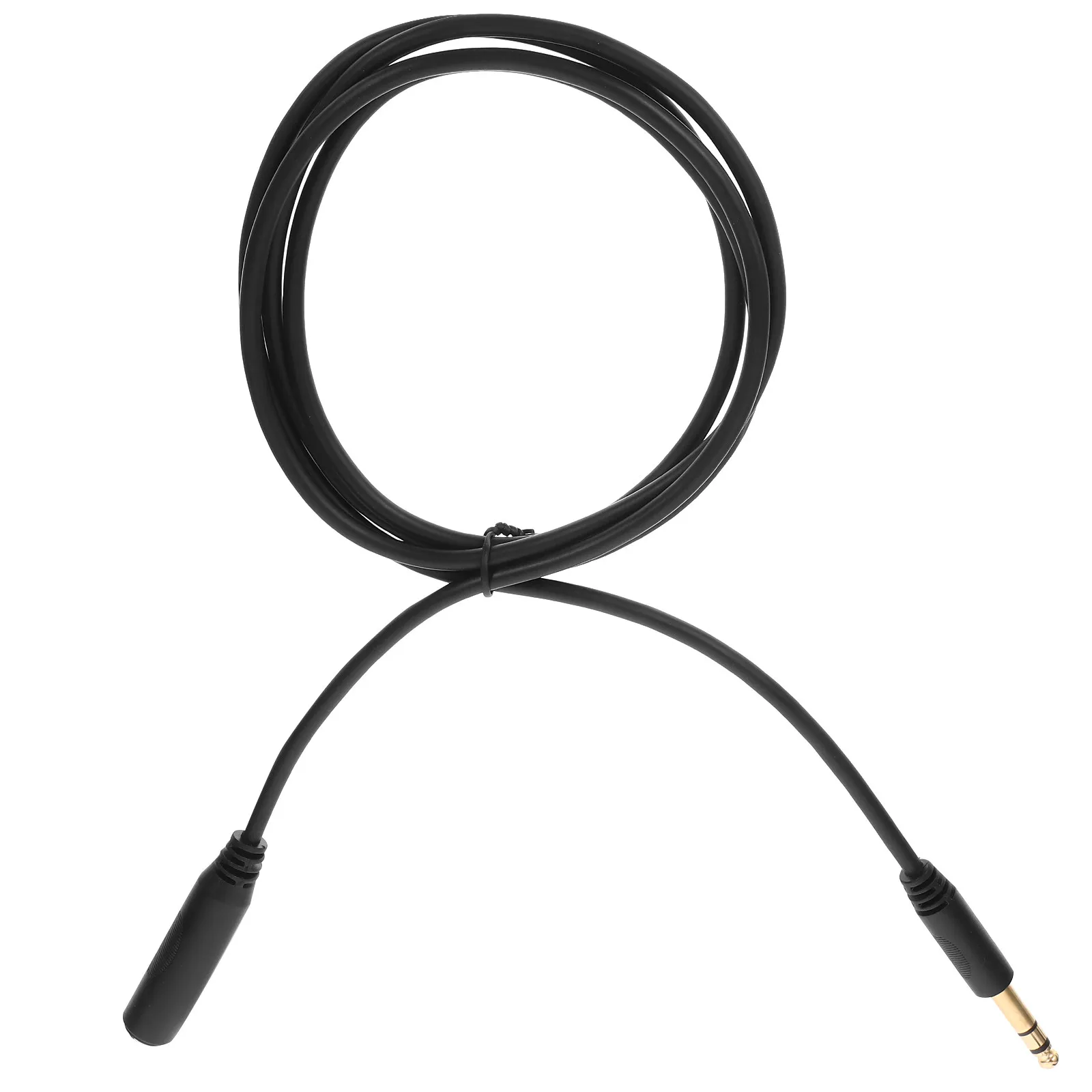 6.35mm Audio Cable Male to Female, Gold-Plated, Low-Noise, PVC Jacket for Home Stereo & Studio Use