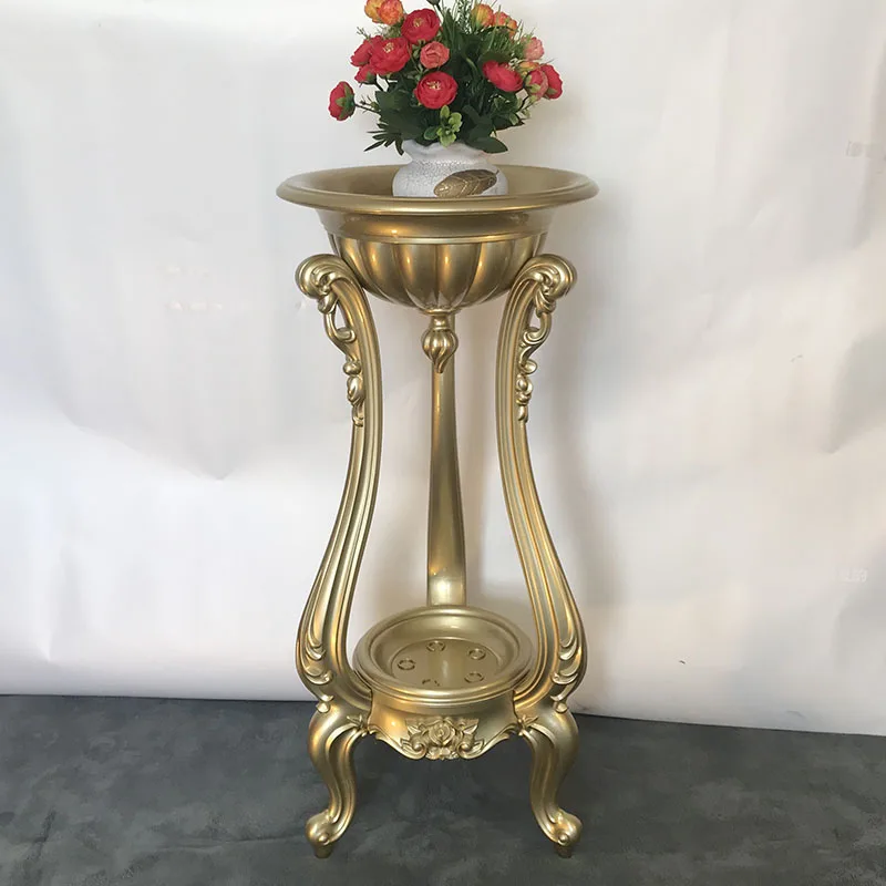 

Luxury flower stand living room modern simple hanging orchid floor high-grade imitation solid wood home balc