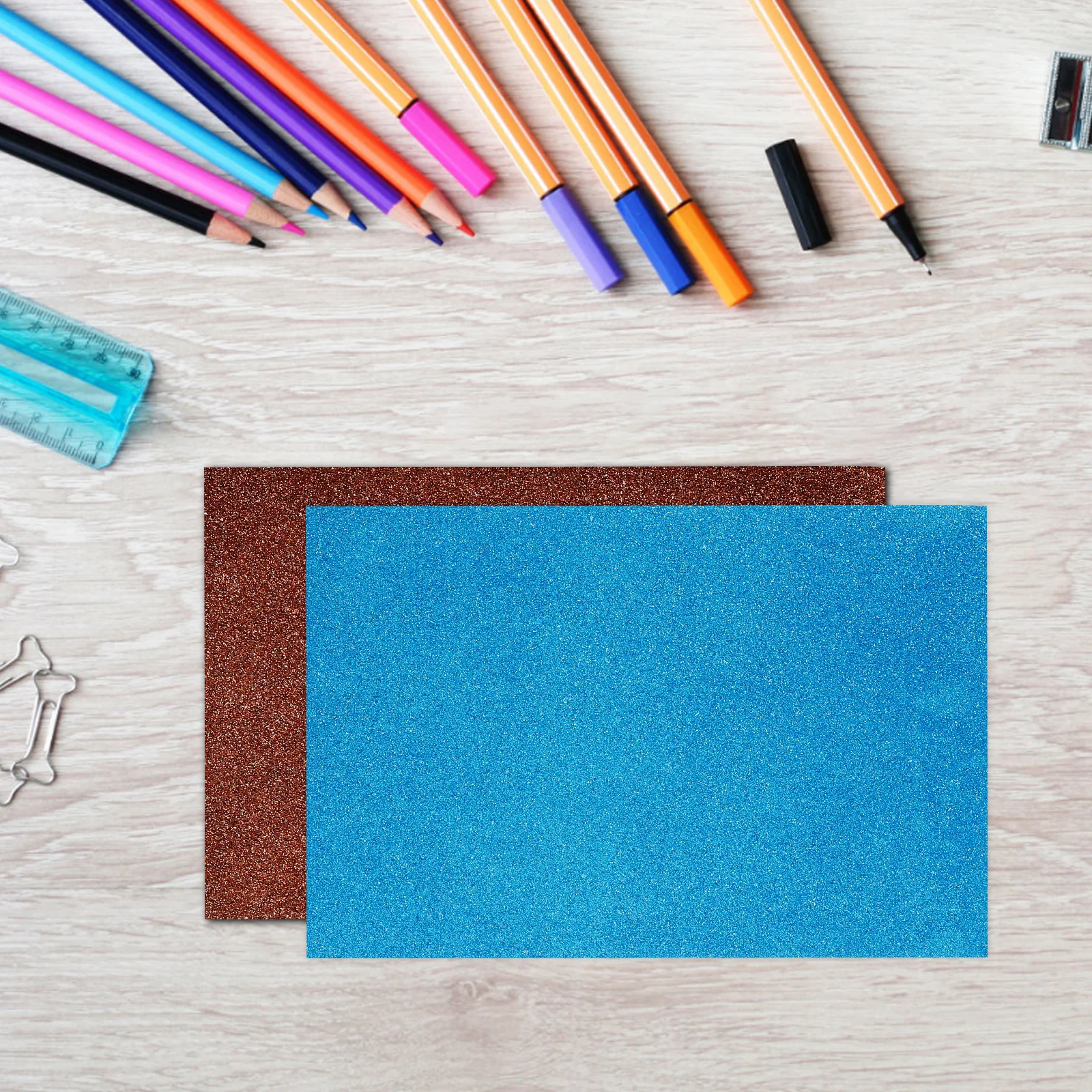 10 أوراق ملونة مصنوعة يدويًا من أوراق الحرف اليدوية DIY ورق البطاقة مادة آمنة لمشاريع اوريغامي ملحقات ورق البطاقات DIY لوازم #1