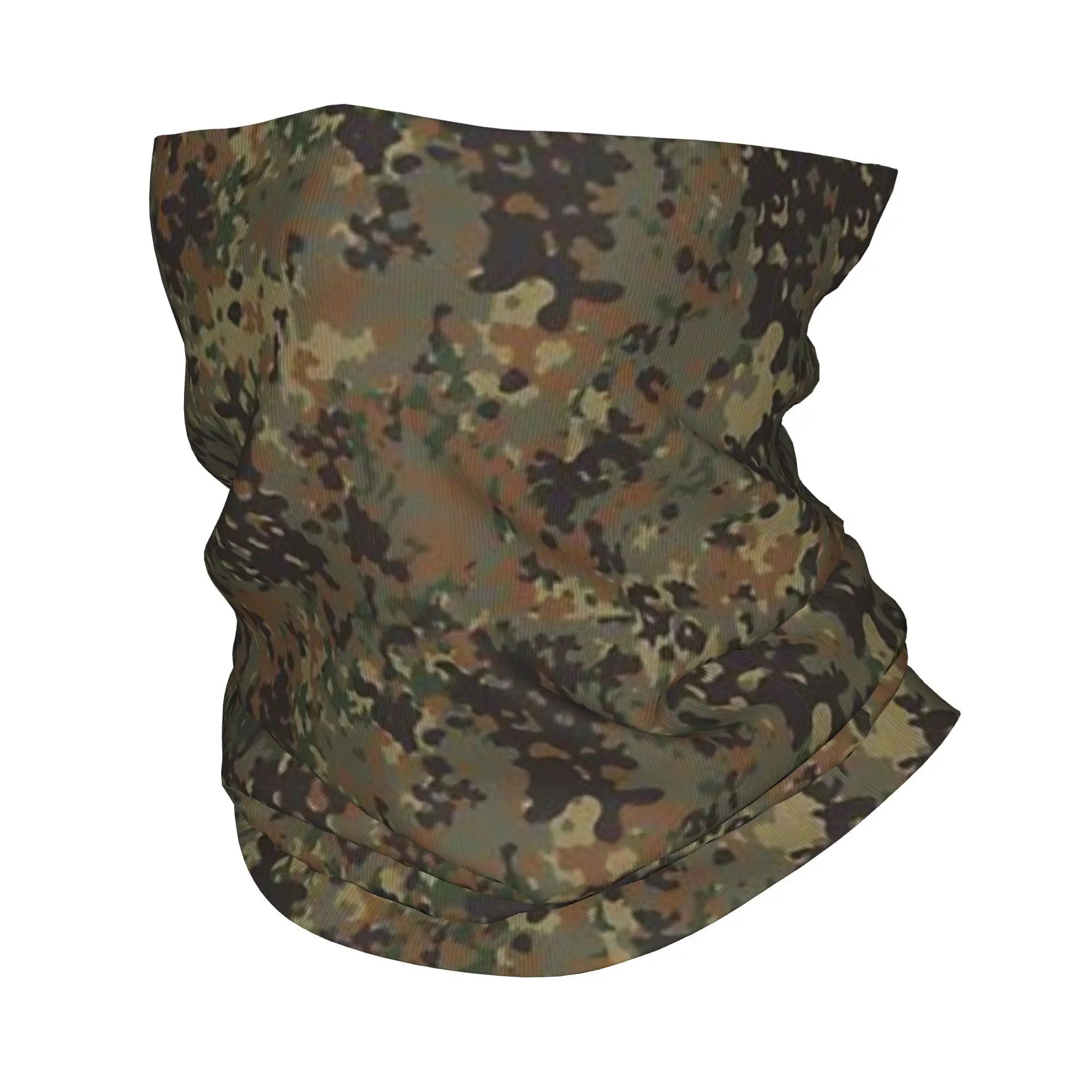 Flecktarn camuflaje (8) Bandana cuello polaina bufanda envolvente estampada pasamontañas multifunción correr para hombres mujeres adultos invierno