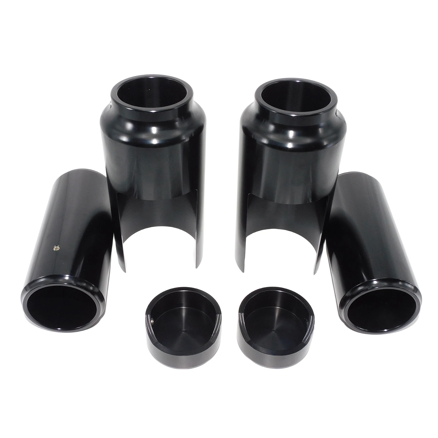 Motorcycle Front Upper Lower Fork Cover Tube Cap Shock Absorber Cover Aluminum For Harley Softail Breakout FXBR FXBRS 2018-2022
