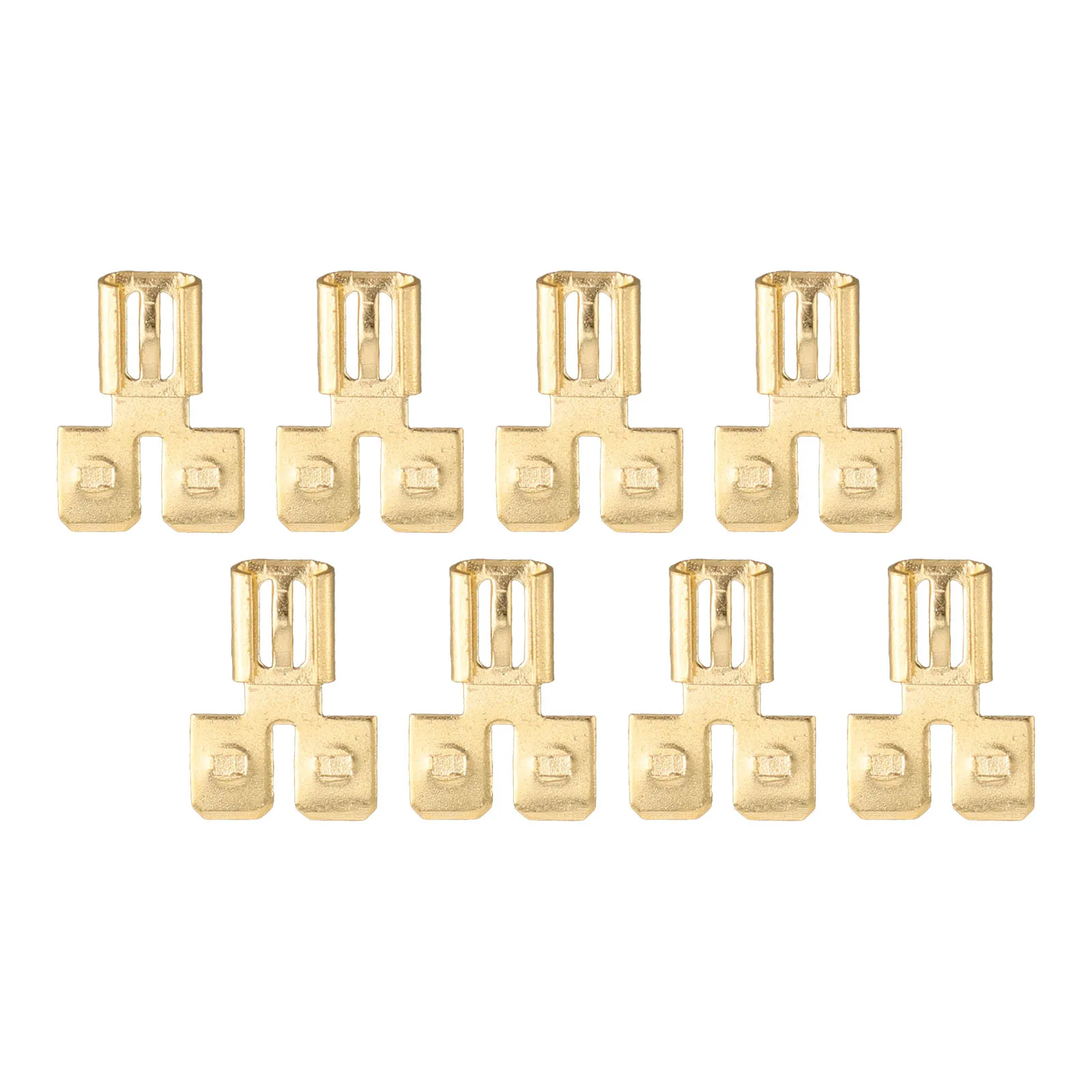 Premium Brass Quick Disconnect Terminal Adapters 8PCS/30PCS Pack for Power Electronics and Automotive Industries