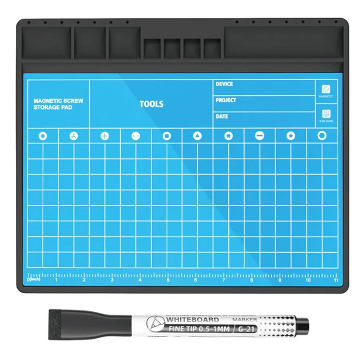 《TOP RATED》Mobile Phone Repair Magnetic Memory Pad for Positioning A