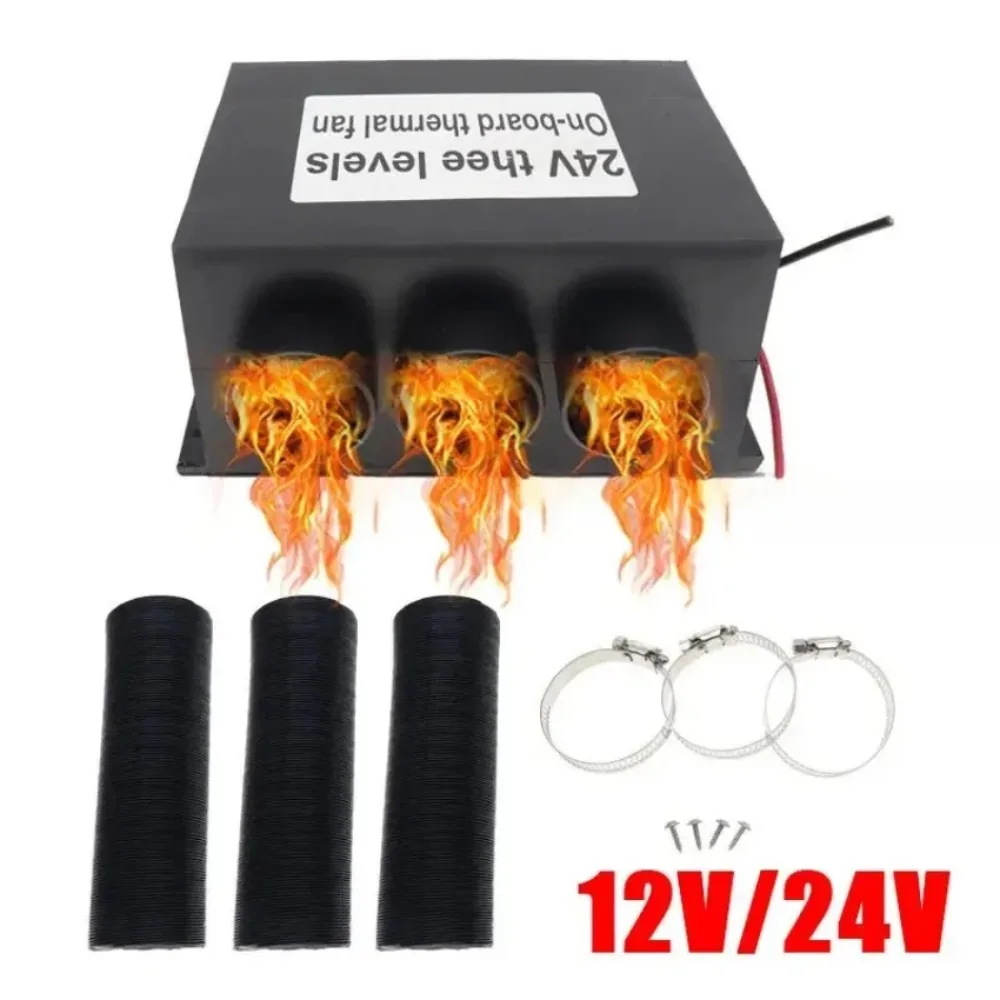 400-1000 Вт автомобильный обогреватель, вентилятор для обогрева лобового стекла, обогреватель воздуха 12 В/24 В, автофургон, вентилятор для дома на колесах, прицепа, грузовики, обогреватели