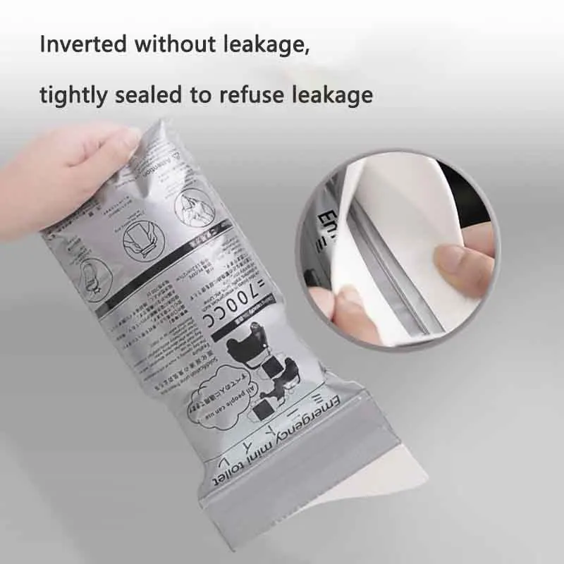 TARKA 20 قطعة أكياس التخييم في حالات الطوارئ التبول المتاح أكياس شخ السفر مرحاض متنقل صغير المحمولة كيس بول الطفل القيء حقيبة