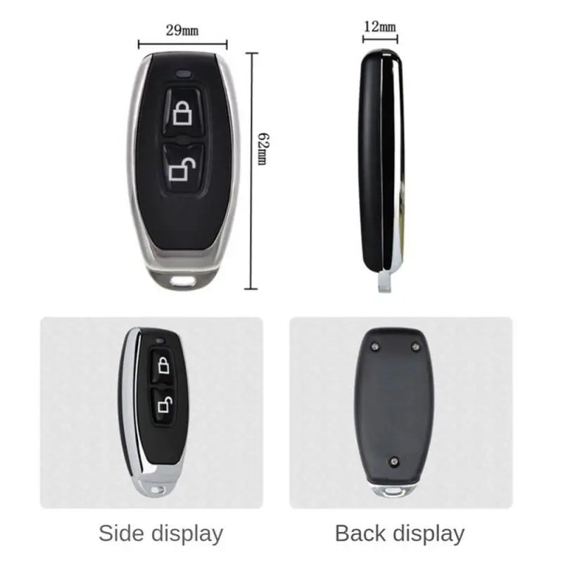 433MHz RF Remote Control Button Learning Code EV1527 Smart Home Transmitter For Led Light Car Gate Garage Door Alarm Key