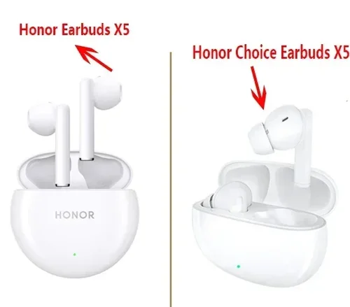 Imagen 2 del producto Para Honor CHOICE auriculares X5 pro funda X6 /X7 /X8/X5 lite auriculares Bluetooth de silicona cubierta protectora antideslizante elección auriculares X5pro