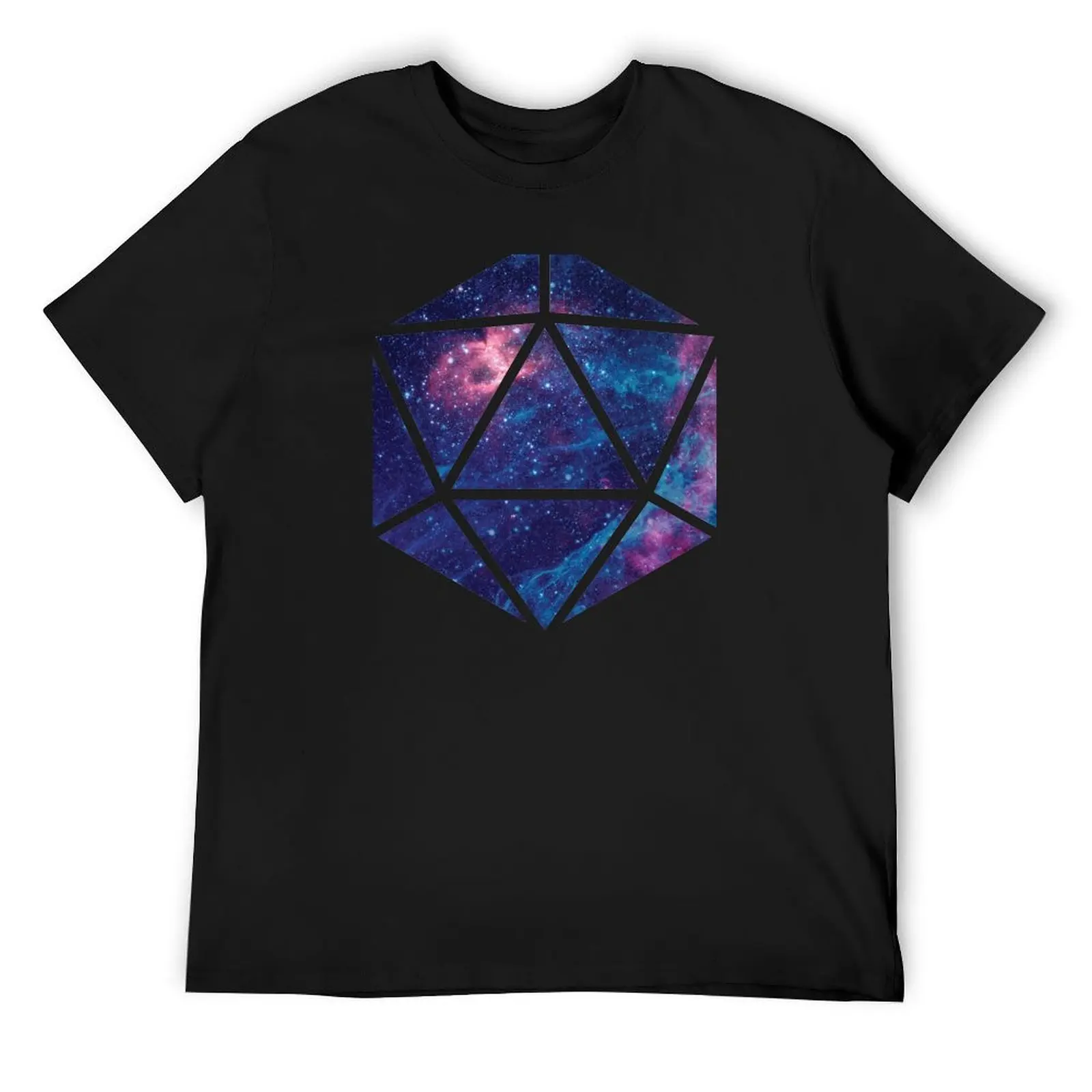 

D20 Falling Star Portal T-Shirt cotton man t-shirts funny meme t-shirts summer 2025 Blouse men clothes