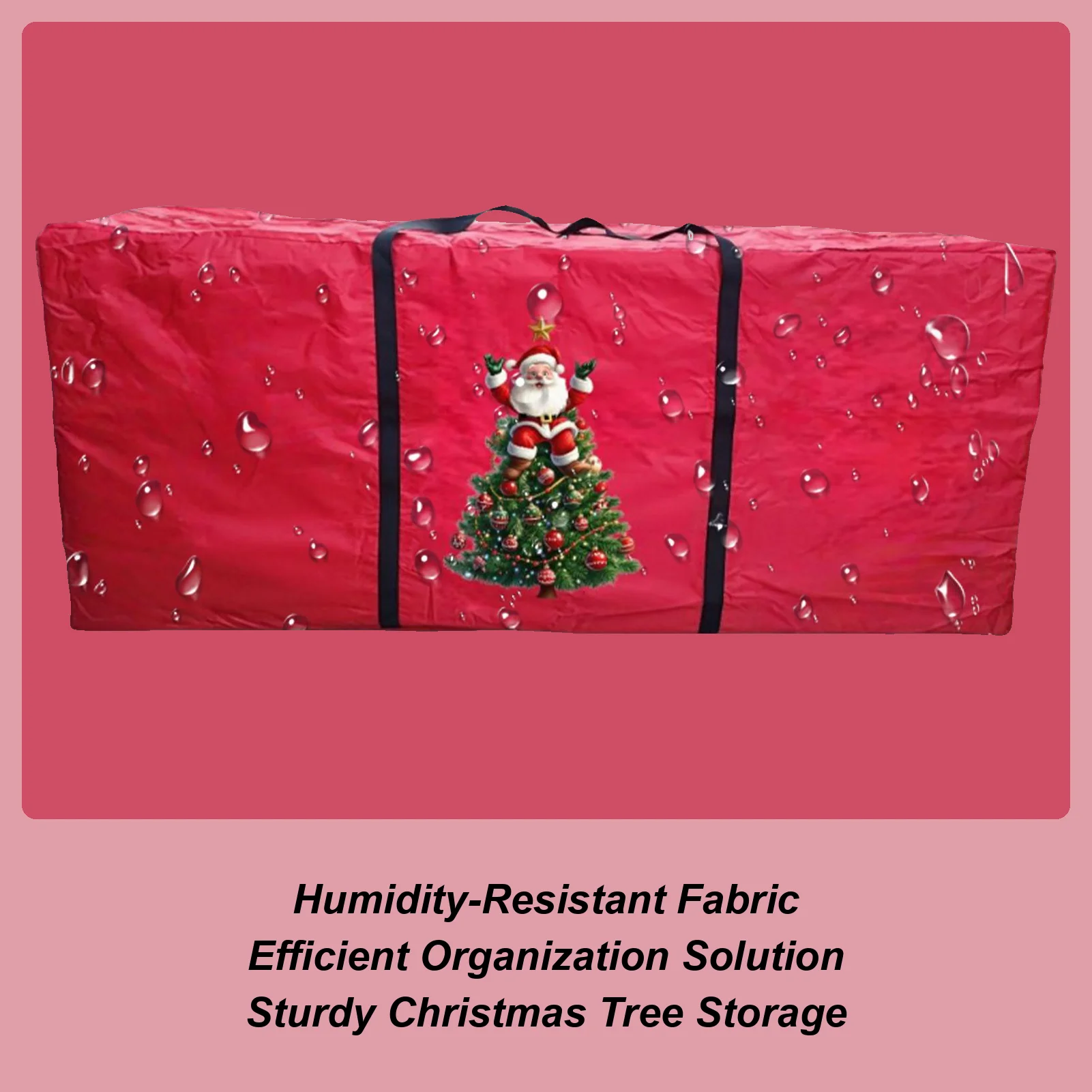 

Сумка для хранения рождественской елки, ткань Оксфорд, рождественский контейнер для хранения, праздничная сумка для хранения венок из искусственной елки, водонепроницаемая сумка