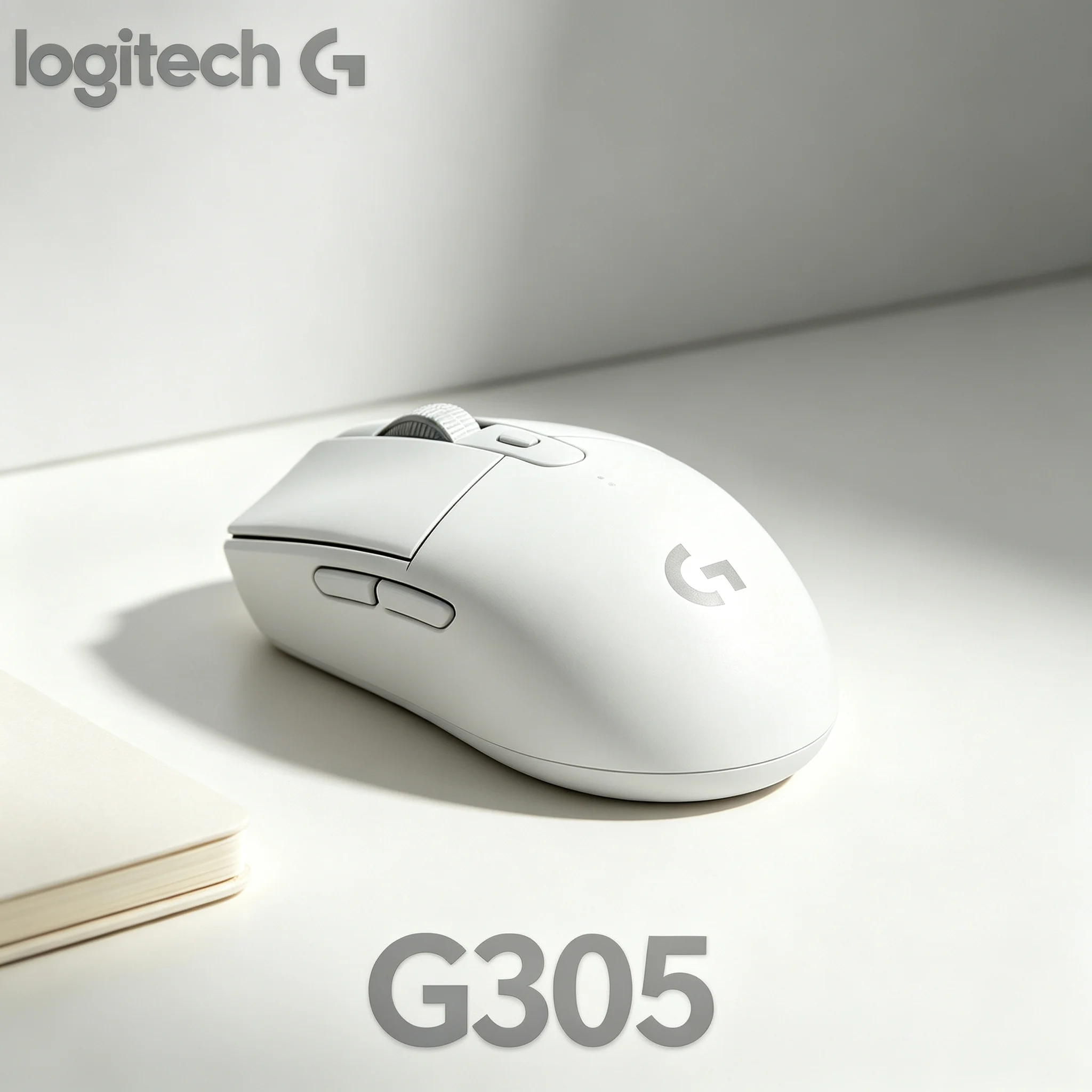 Logitech G305 Original Gaming Wireless Mouse 6 Programmable Keys High Accuracy Tracking Compatible With Windows Mac OS Multi‑Col