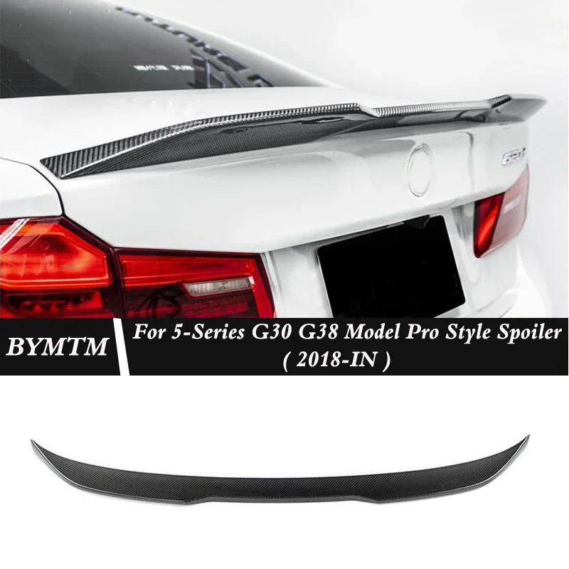 Dry Carbon fiber Pro Style Spoiler For BMW 5 Series 525i 530i 540i Berline EV G30 G38 F90 M5
