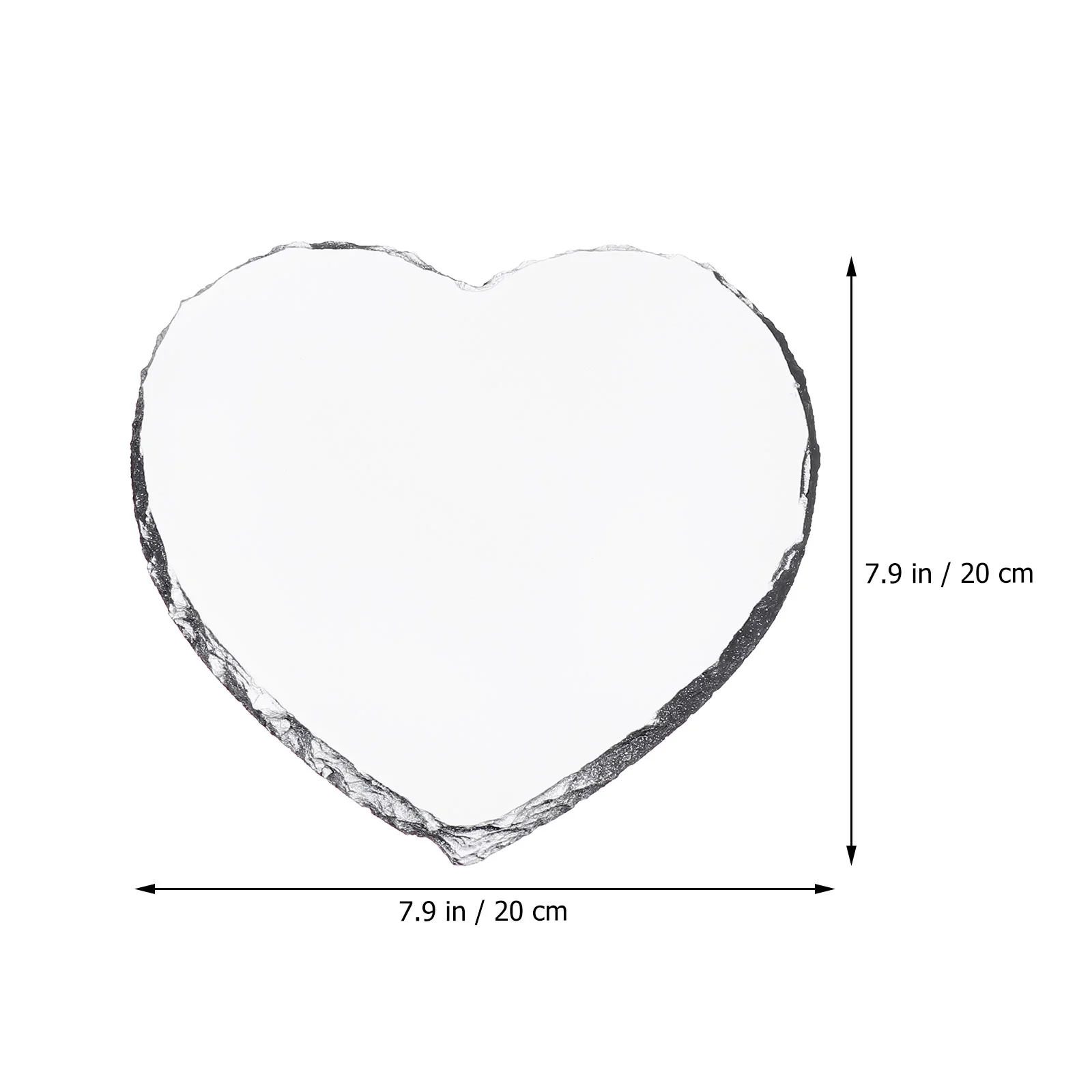 Printmaking Photo Frame Consumables Plaque Picture Heart Shape Limestone Holder