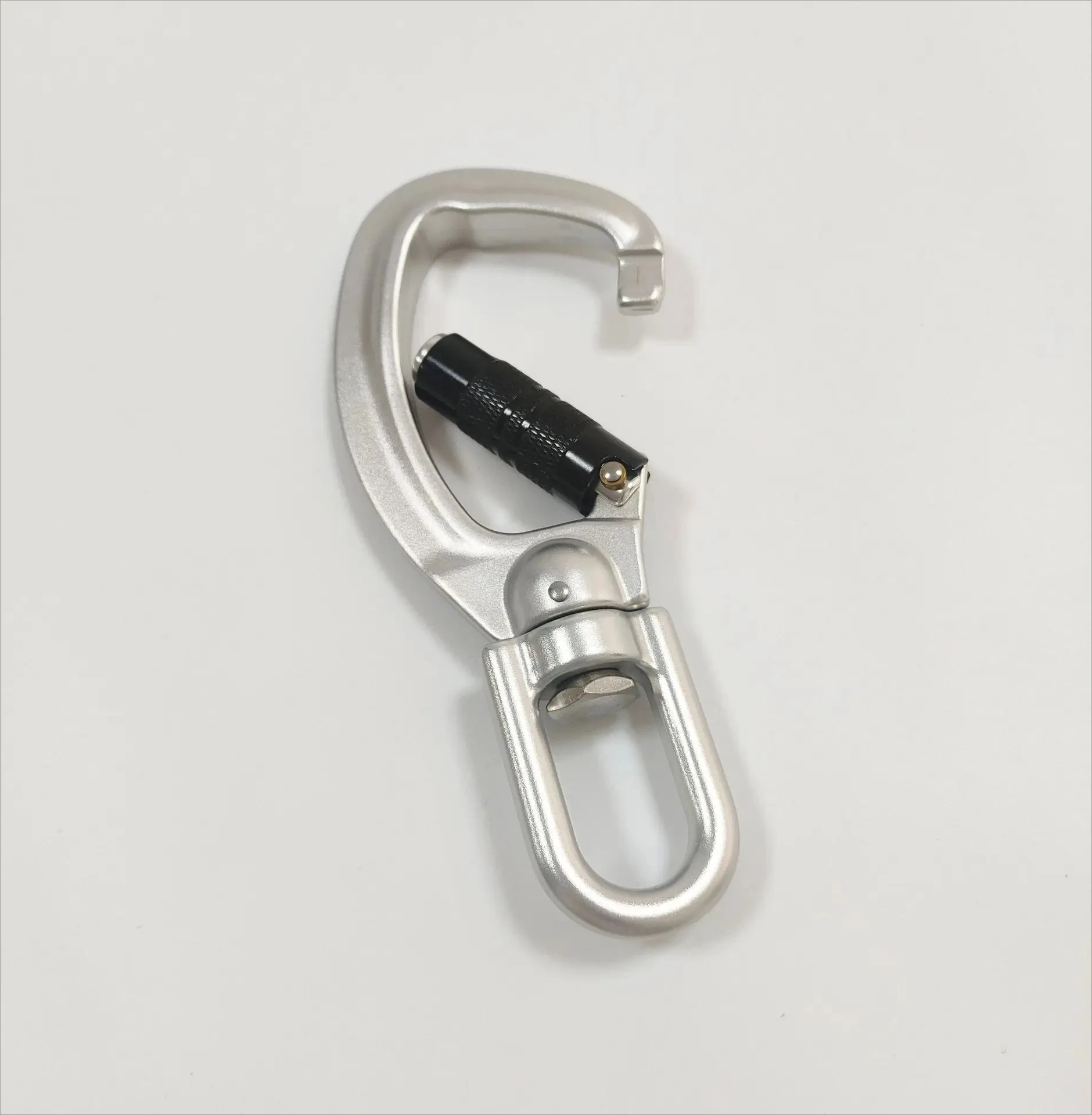 Rotating universal climbing buckle, main lock thread, lock door, load-bearing hook, outdoor camping and hiking connection tool