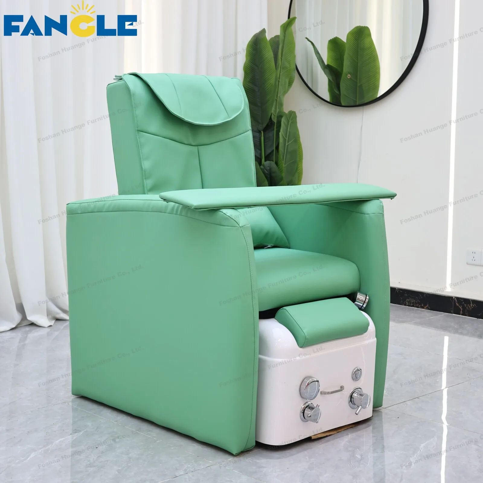 Modern Without Pipes Massage Spa Nail Salon Furniture Massage Beauty Pink Pedicure Chair Nail Salon Spa