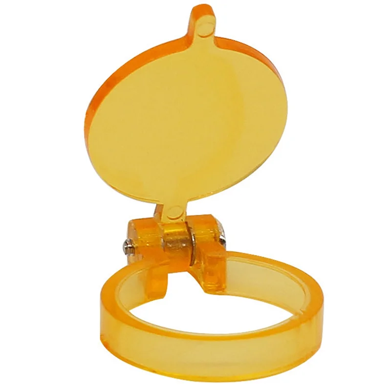 AT77 1 قطعة مرشح أصفر ل LED رئيس ضوء مصباح الأسنان Loupes مفيدة مختبر الإضاءة البصرية مجهر المكبر الملحقات