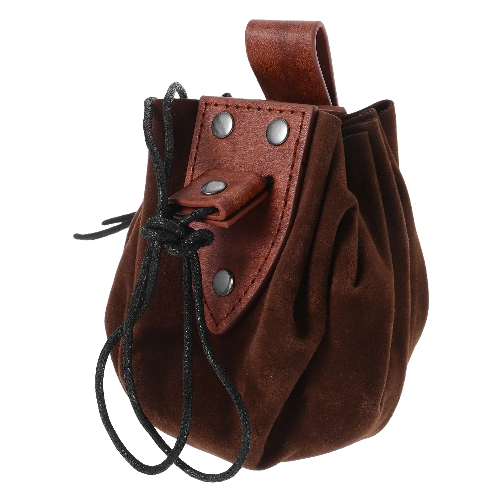 

Vintage Medieval Embossed Pouch Renaissance Fair Belt Bag Portable Waist Pack Historical Costume Accessories Medieval Fanny Pack