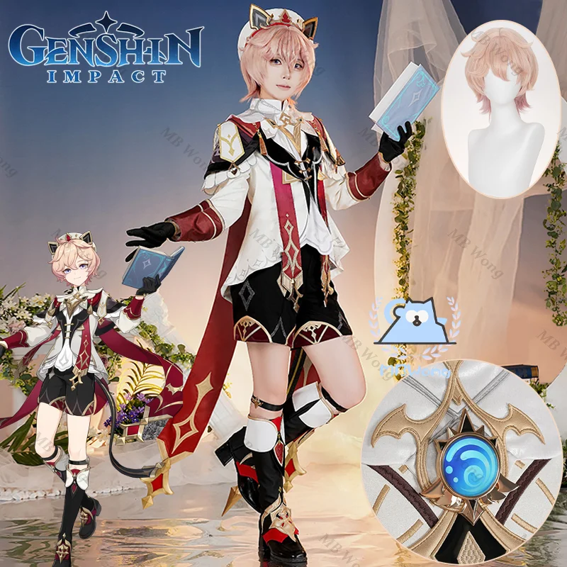 

Genshin Impact Dahlia Cosplay Costume Mondstadt Dallia Cosplay Outfit Daliya Shota Uniform For Hallowmas Party Adult Women Men