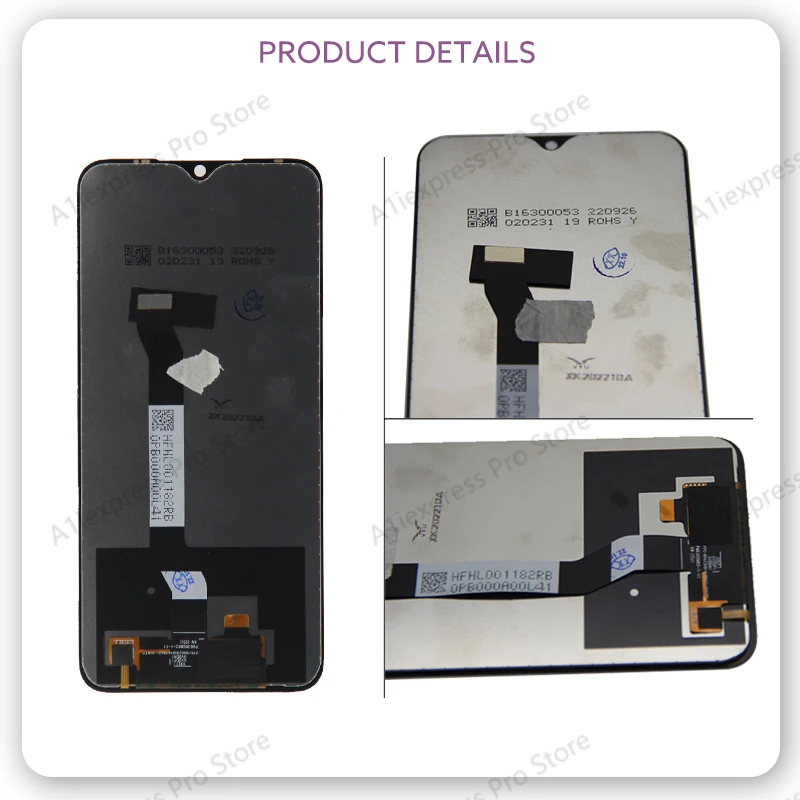 Para Xiaomi Redmi Note 8 LCD Display Touch Screen Digitizer Assembly M1908C3JH M1908C3JG M1908C3JI para Redmi Note8 Display Parts 6