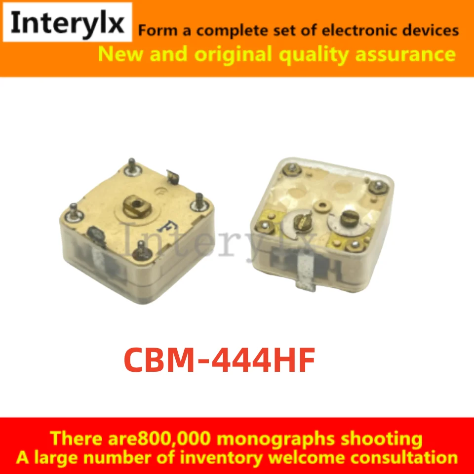 2Pcs/Lot CBM-444 HF-4CAB5 CBM444 ultra-thin four-way variable capacitor 6pin 17*17*5MM