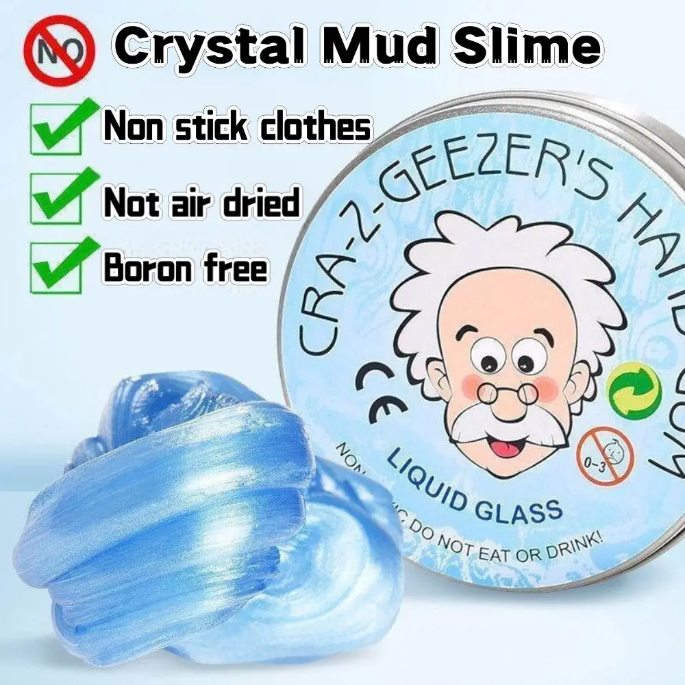 Colorful Non-Newtonian Liquid Decompression Toys Transparent Elastic Modeling Compound Non-Toxic Creative Crafts
