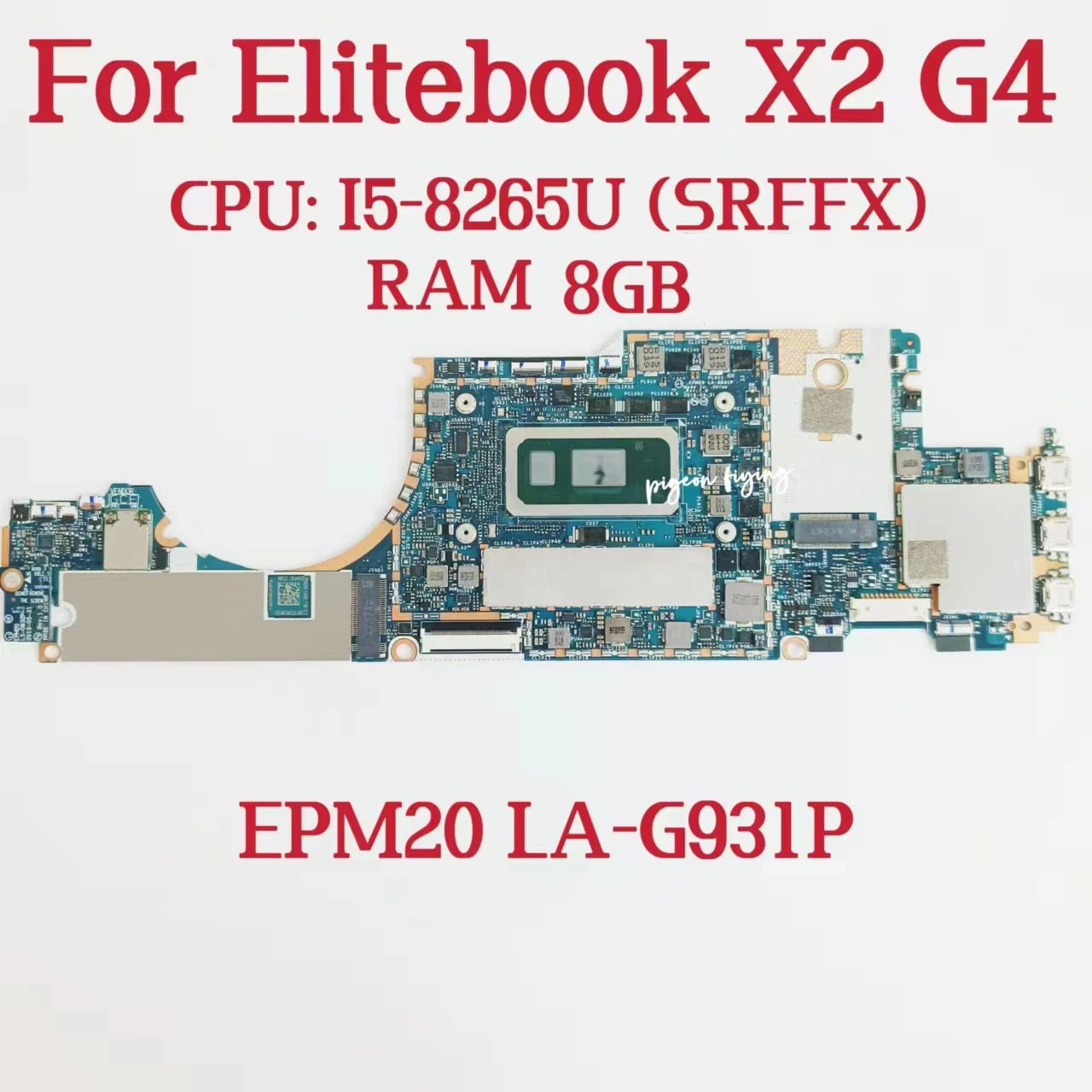 

Материнская плата для HP Elitebook X2 G4, системная плата CPU: LA-G931P SRFFX, Оперативная память: 8 ГБ, DDR4, фонарь L67388-001, тест ОК