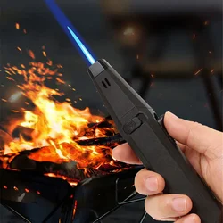 Butane Torch Lighter Refillable Pen Butane Lighter Adjustable Jet Flame Lighter Grill BBQ Candle Camping Portable Ignition Gun