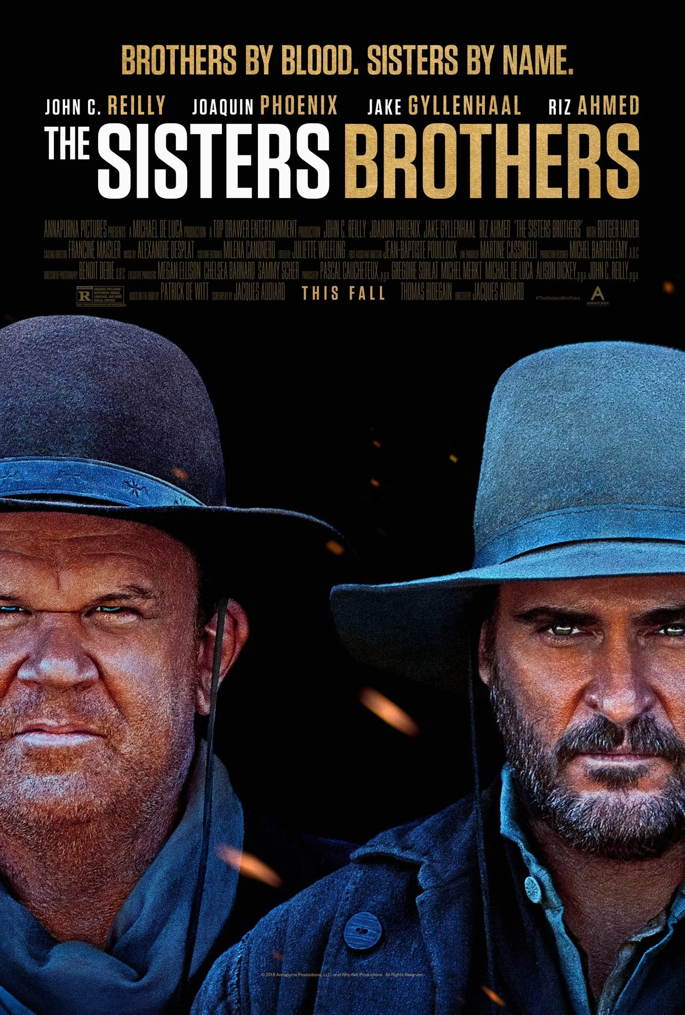Film The Sisters Brothers (2018) Poster Wall Art Rome Decoration