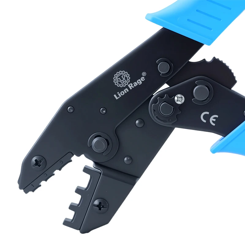 HS-103 Nippel-Crimpzange mit Anschlüssen – 1,0–6,0 mm2 Kit, 2025, neues CE-Ratschen-Werkzeugset für die Automobilelektrik – Detail 5
