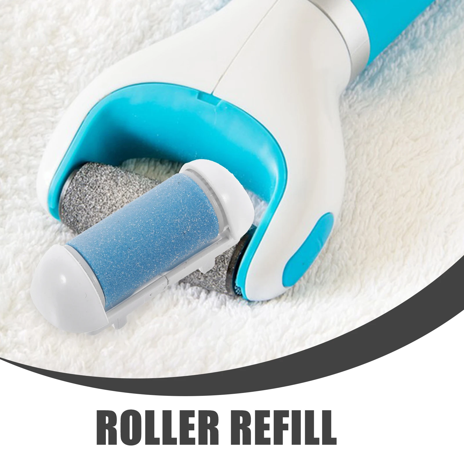 

6pcs Foot Care Tool Replacement Roller for Electric Water Resistant Portable Pedicure Accessories Plastic Callus