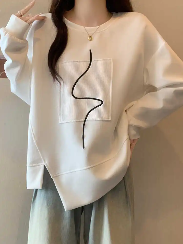 

Толстовки женские 2000-х годов, топы Y2K, французские махровые жаккардовые рваные домашние костюмы с подкладкой, эластичная домашняя одежда в стиле гранж для подростков, трехмерные