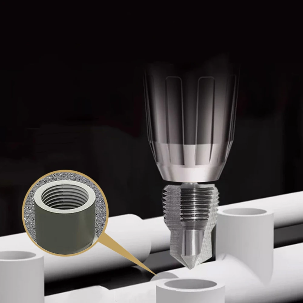 1/2 stücke Drei-Blatt Gewinde Bohrer 20/25 MM Gewindeschneiden Bohren Expansion Bohrer Bits Für PPR Hex 4-punkt 6-punkt Rohr